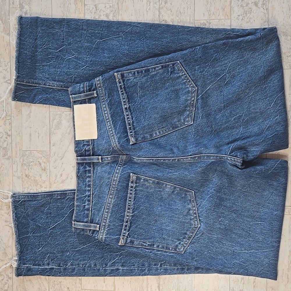 GRLFRND The Cassidy Straight Leg Blue Jeans Size 25 - Picture 11 of 16